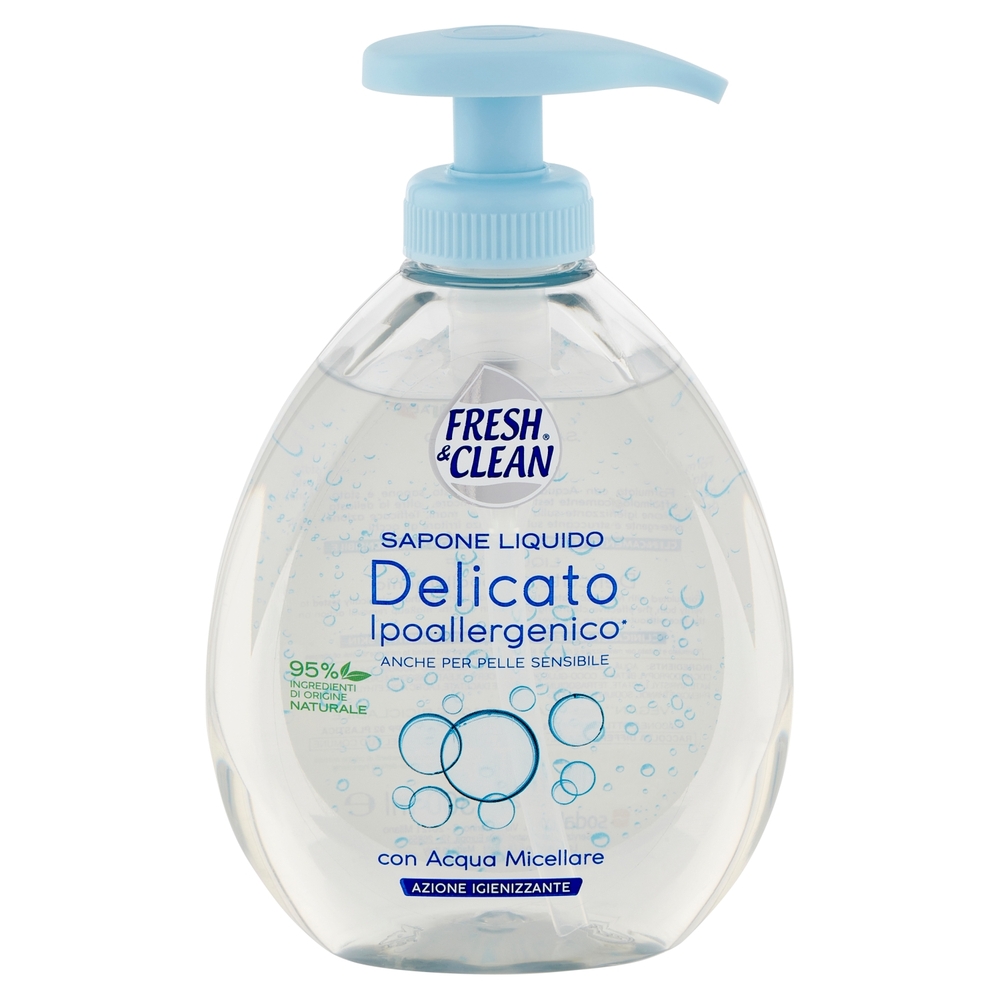 Fresh & Clean Sapone Liquido Delicato con Acqua Micellare 300 ml